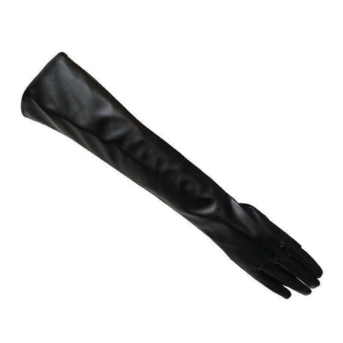 Leder handschuhe lang - leder,