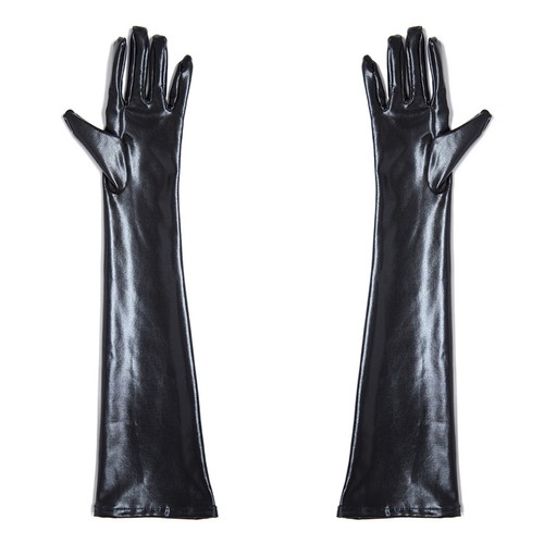 Lange handschuhe aus leder - lange,