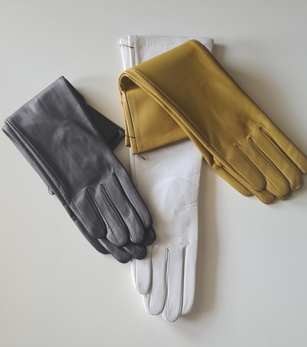Lange luxus lederhandschuhe - lange,