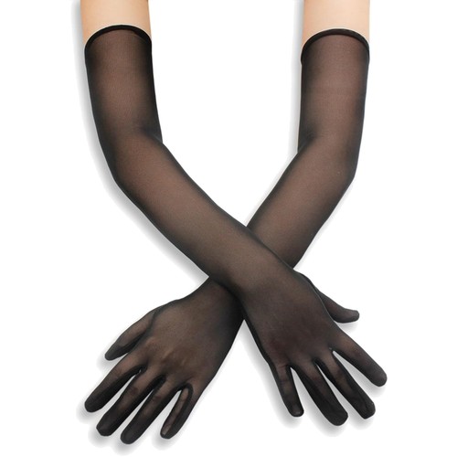 Lange damen handschuhe schwarz - damen,
