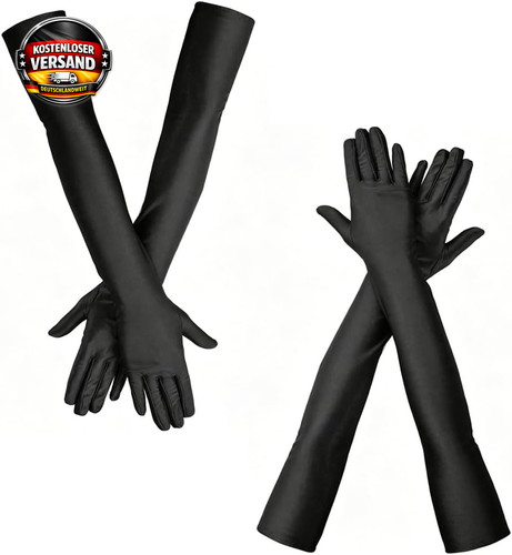 Lange damen handschuhe schwarz - damen,