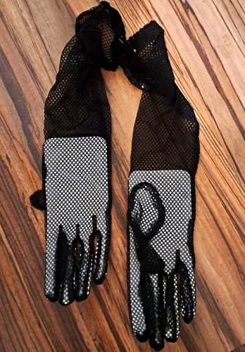 Damen netzhandschuhe lang - netzhandschuhe, lang/oper