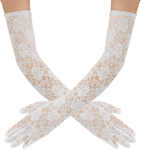 Spitze handschuh lange - spitze,