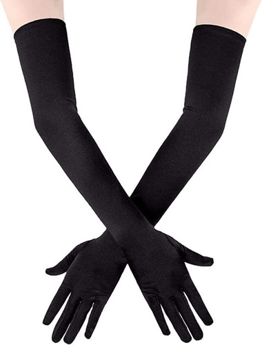 Handschuhe lang schwarz - handschuhe,
