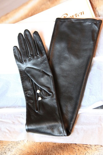 Lange lederhandschuhe damen - lange,