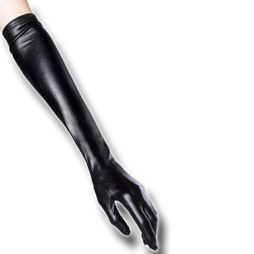 Sexy lange wetlookl - sexy, handschuhe