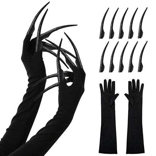 Halloween handschuhe lang - halloween,