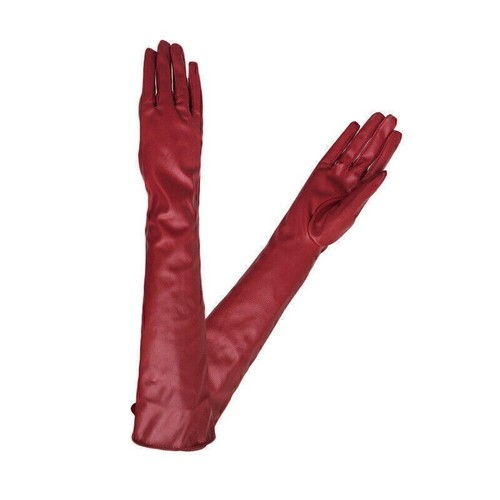 Leder handschuhe lang - leder,