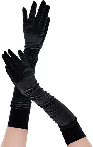 Schwarze handschuhe lang - schwarze,