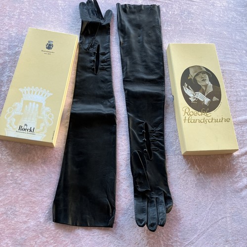 Damen leder handschuhe lang - handschuhe,